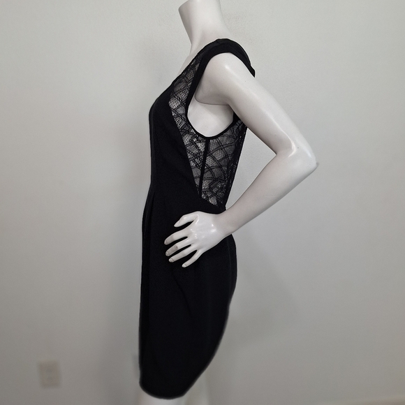 Silence + Noise UO "NEW" Black Witchy Lace Sleeveless Romantic Goth Mini Dress 6 - Picture 7 of 10